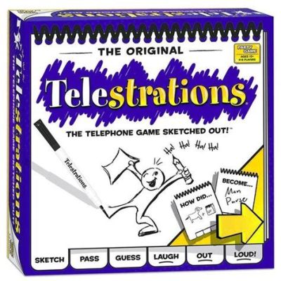 Telestrations:  Ein Partyspiel voller Zeichnungen und chaotischer Interpretationen!